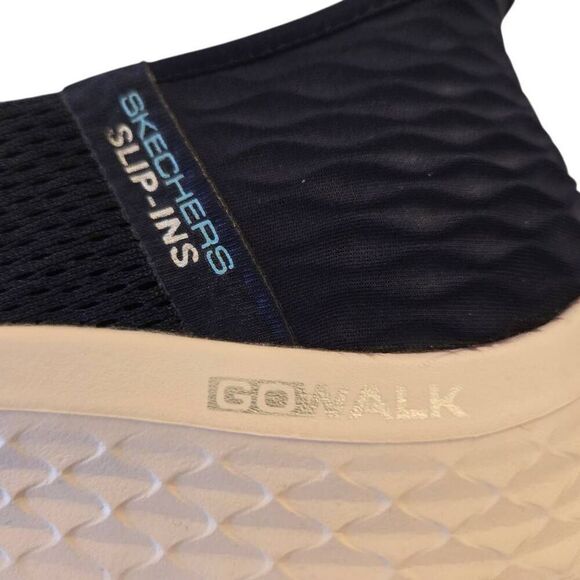 Sketchers Womens Go Walk Joy Easy Step In Air Cooled Mat Navy Blue Sneaker Size - Picture 4 of 11